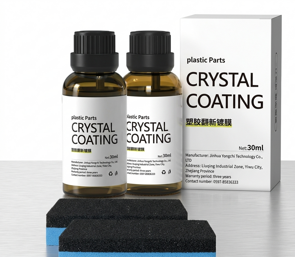 Crystal Plastic Restorer for Dashboard & Trim (Pack of 2)