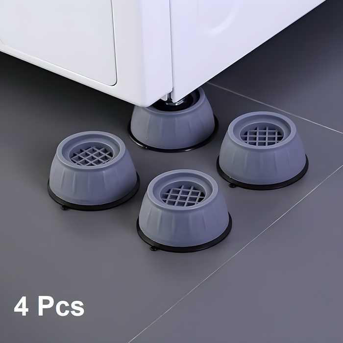 Anti Vibration Pad-Anti-vibration Pads For Washing Machine - 4 Pcs (Shock Proof)