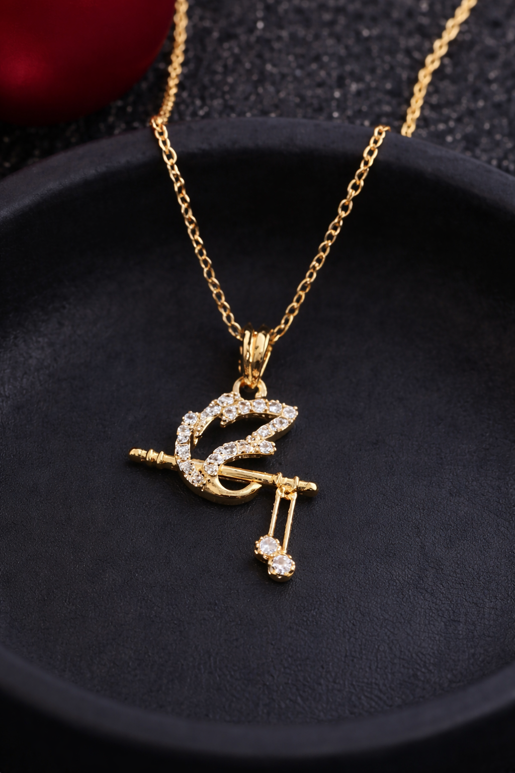 Lord Krishna Gold Plated Necklace Chain For Women & Girls