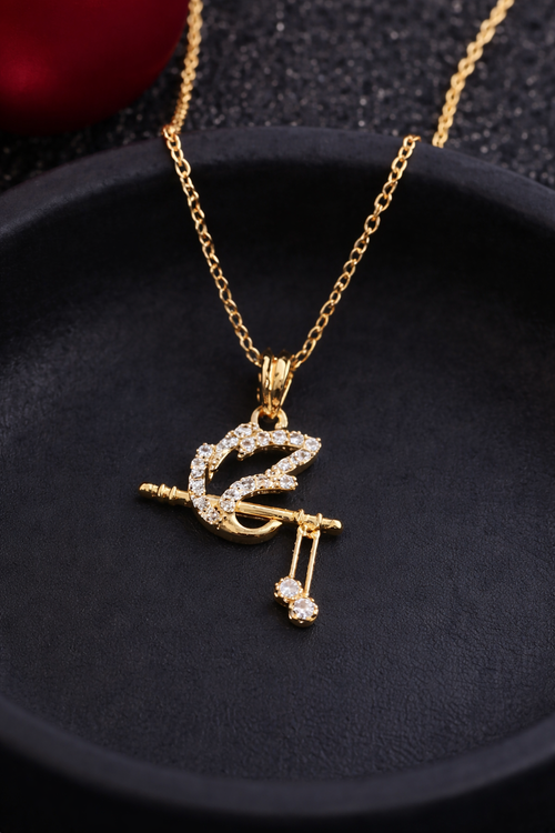 Lord Krishna Gold Plated Necklace Chain For Women & Girls