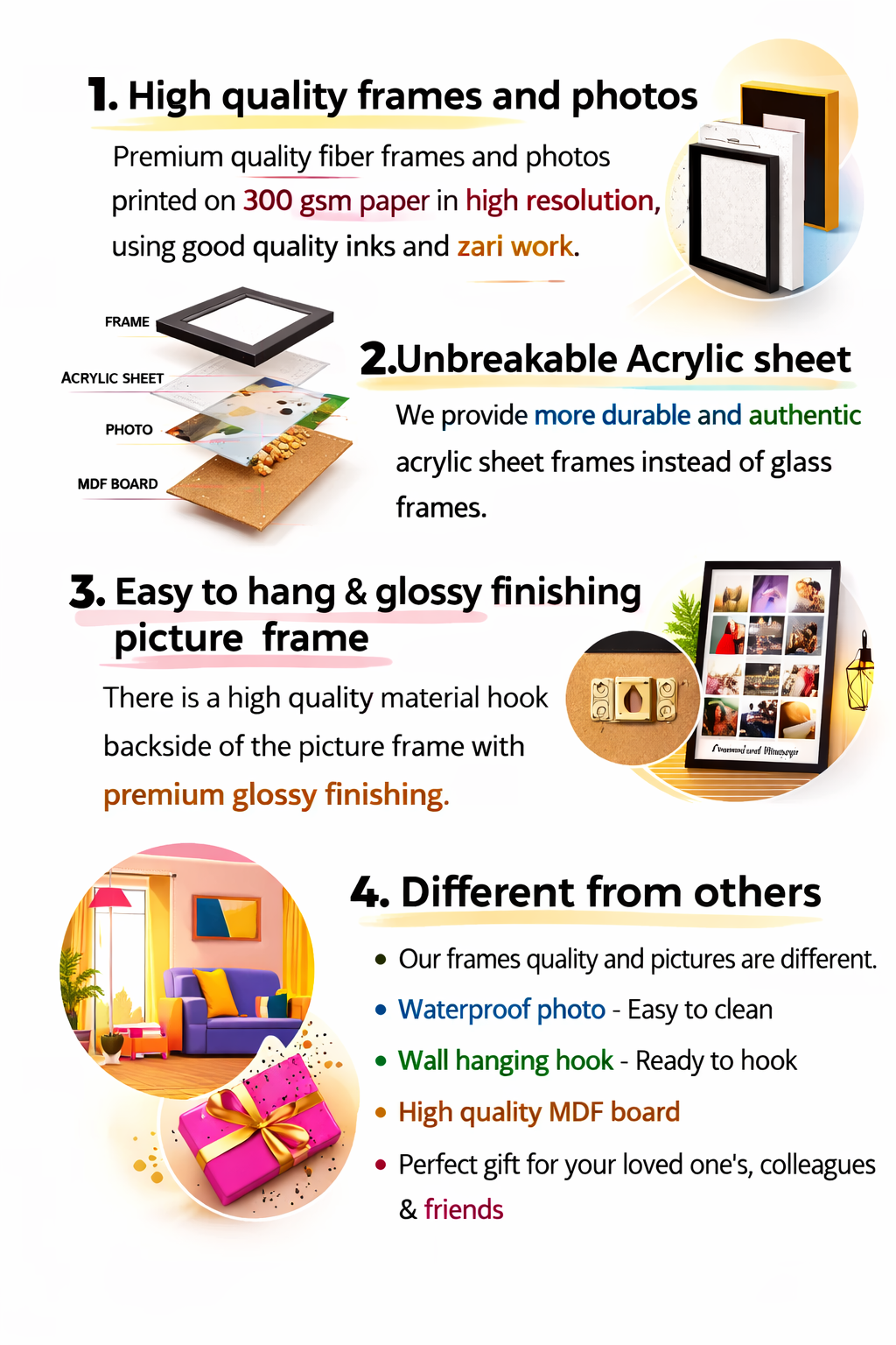 Abstract Art Frames - Modern Wall Art