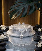 Luxe Gleam Radiance Necklace & Earring Set