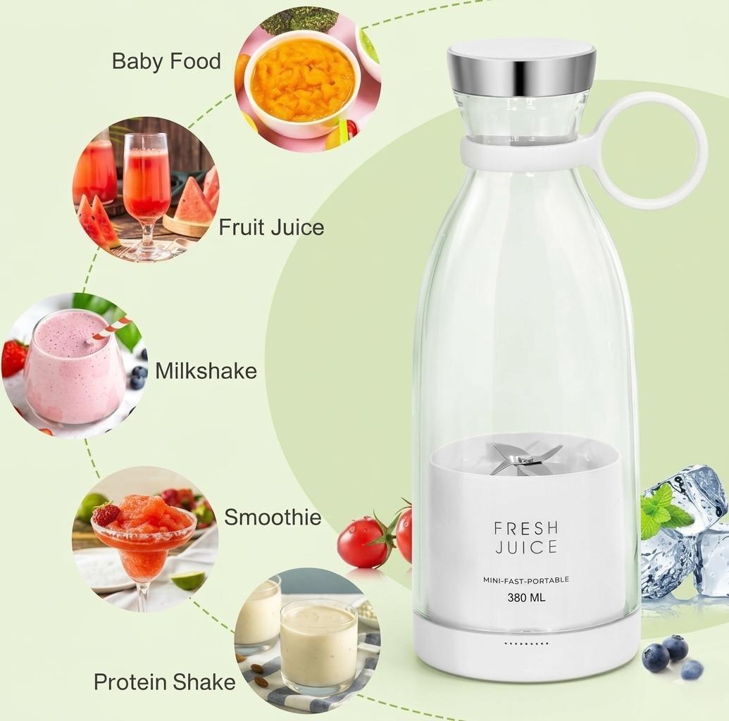 Portable Mini Juice Blender