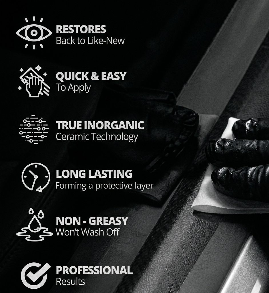 Crystal Plastic Restorer for Dashboard & Trim (Pack of 2)