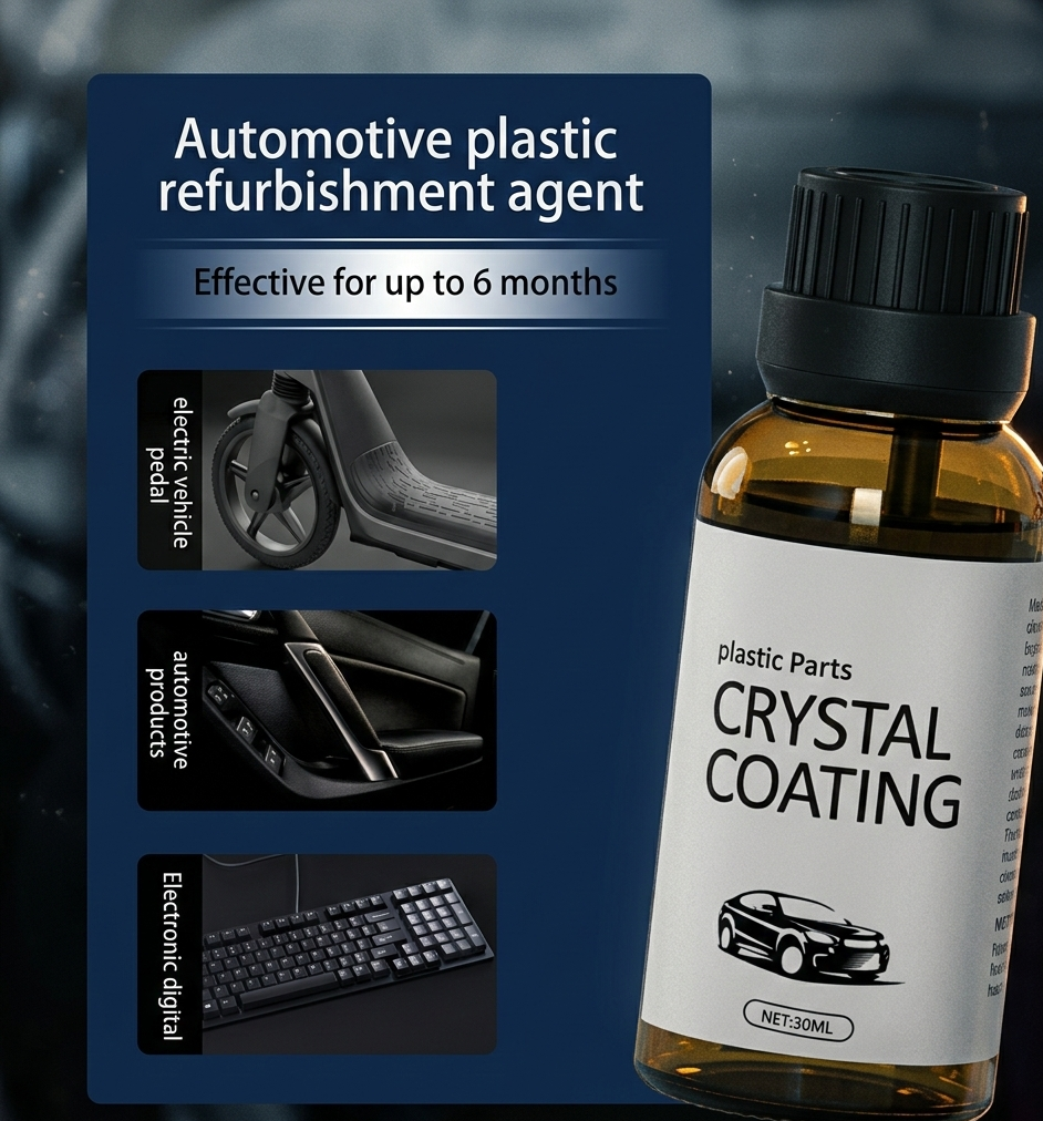 Crystal Plastic Restorer for Dashboard & Trim (Pack of 2)