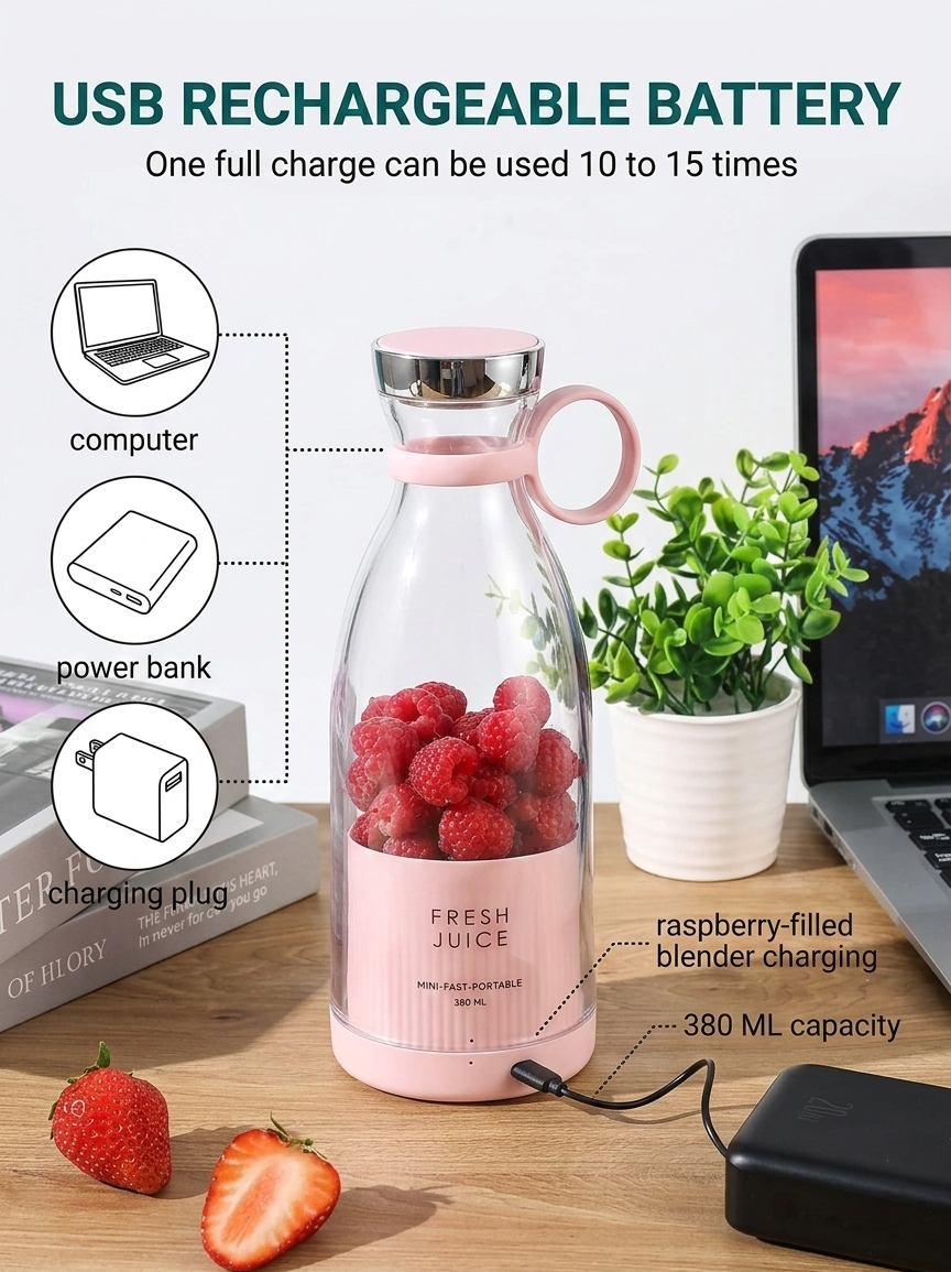 Portable Mini Juice Blender
