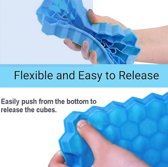 Silicone Honeycomb Ice Cube Tray